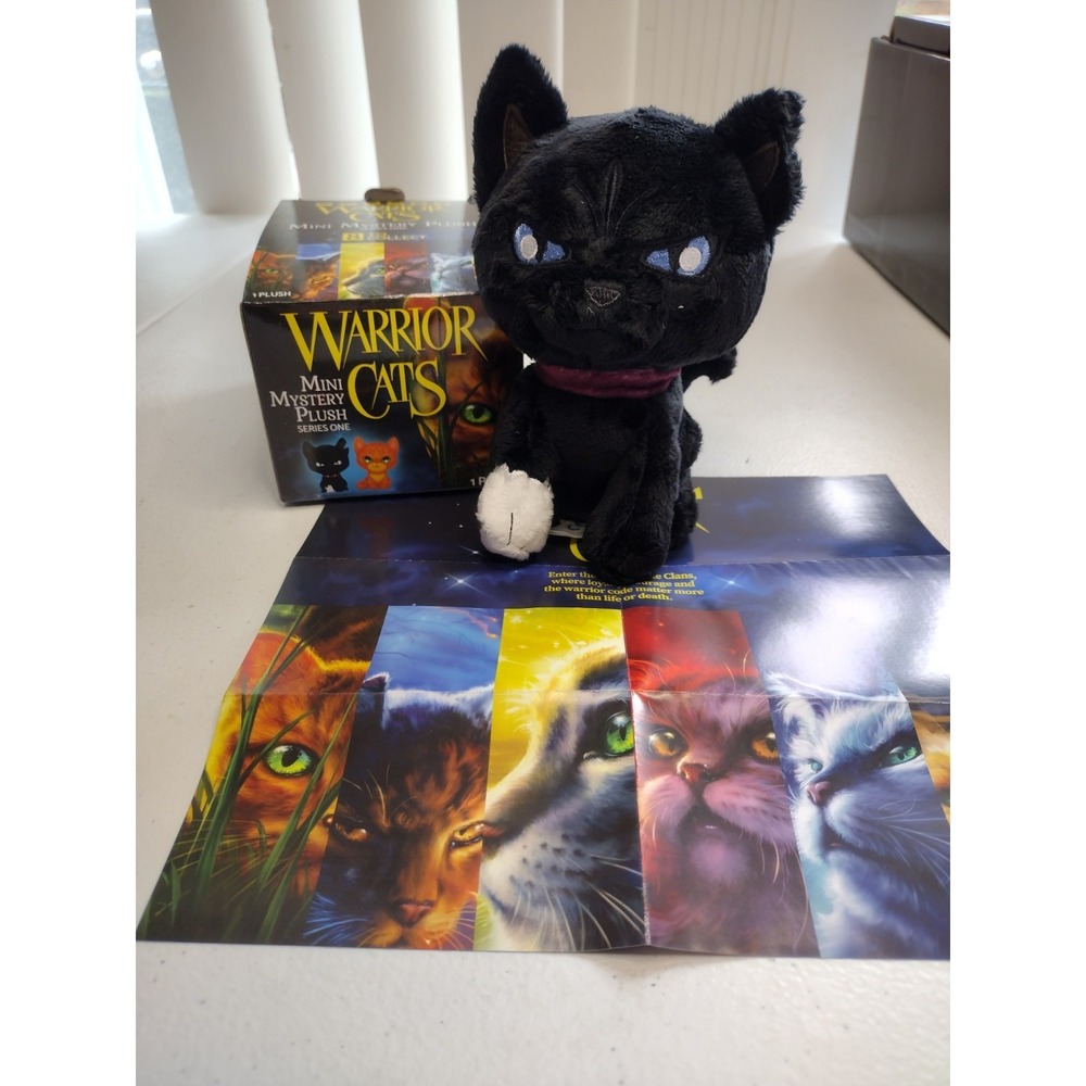 WARRIOR CATS 6" MINI PLUSH SERIES 1 SCOURGE BLOODCLAN MEMBER